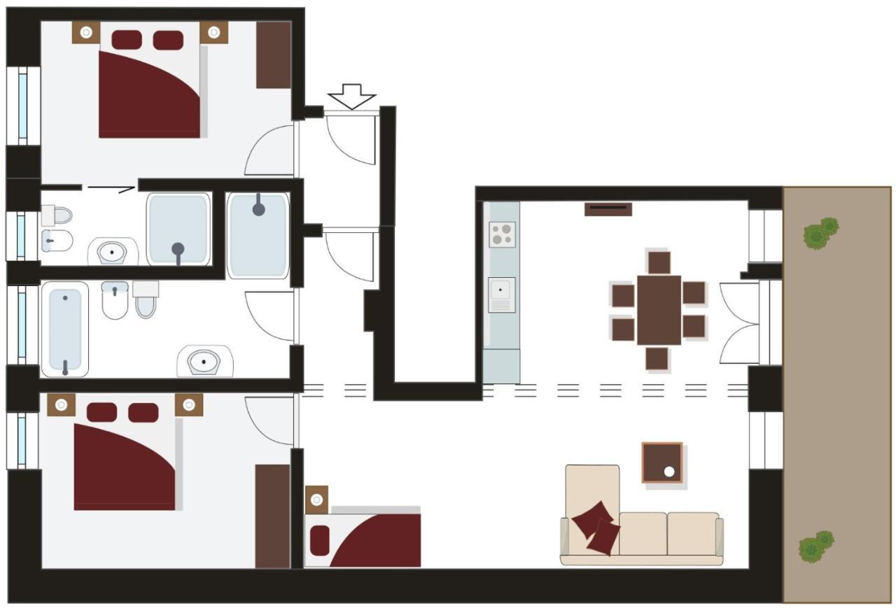 Tyrol Living & Cafe Apartamento Nova Levante Exterior foto